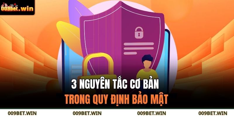 3 nguyên tắc cơ bản trong quy định bảo mật